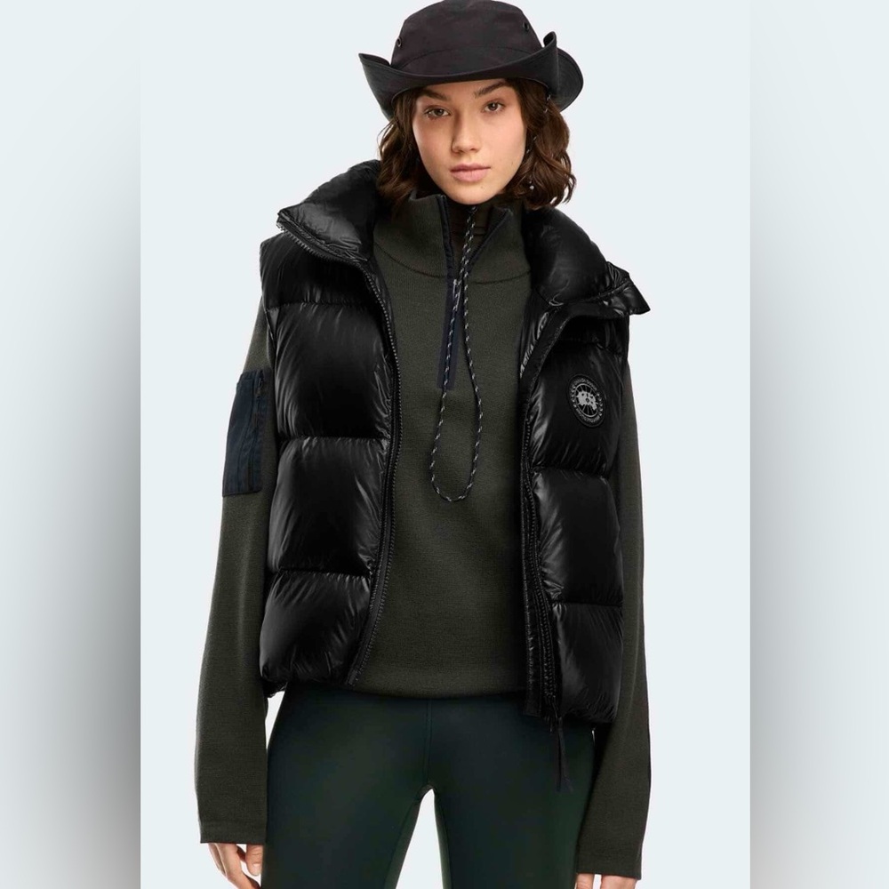 Canada Goose Cypress Puffer Vest  Black Label